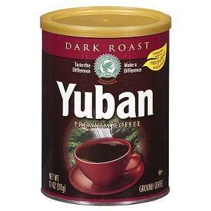 Yuban Premium Coffee, Dark Roast, 11 oz  Grocery & Gourmet 