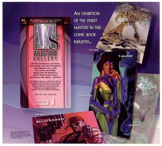 1995 Wildstorm Gallery Trading Card Store Promo Insert  