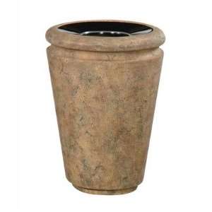  0Milan 21 Gallon Tapered Open Top Receptacle Finish/Color 