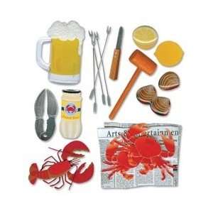   Boutique Themed Ornate Stickers, Crabbing Arts, Crafts & Sewing