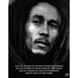  Bob Marley Get Up Stand Up PREMIUM GRADE Rolled CANVAS Art 