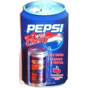  Pepsi Wild Cherry, Flavored Lip Balm in a Can Health 