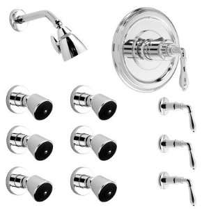 818 Series Complete Shower Kit 00 Finish Polished Chrome, Handle Type 