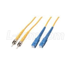  9/125, Singlemode Fiber Cable, Dual ST /Dual SC, 4.0m 