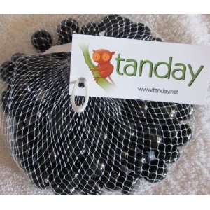  Tanday Black 1 Lb Flat Glass Marbles Vase Fillers for 