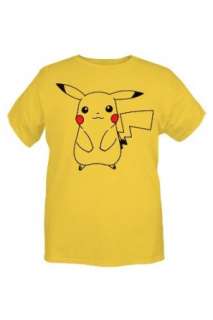  Pokemon Pikachu Yellow T Shirt Clothing