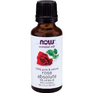  NOW Foods, Rose Absolute, 5% oil blend, 1 Ounce Health 