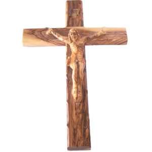 com Large Olive wood Cross with Crucifix   all from top quality Olive 