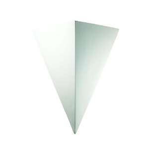   Big Triangle Wall Sconce Finish Carbon   Matte Black Home