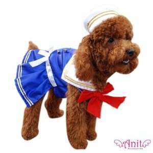  Sailor Girl Dog Costume Size Medium (12   16 L) Pet 
