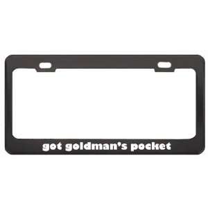 Got GoldmanS Pocket Mouse? Animals Pets Black Metal License Plate 