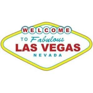   , WELCOME TO LAS VEGAS, 33 x 17.38 Steel Sign (00155) Automotive