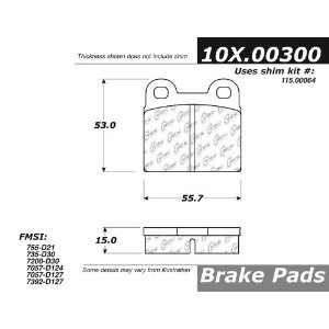  Axxis, 109.00300, Ultimate Brake Pads Automotive