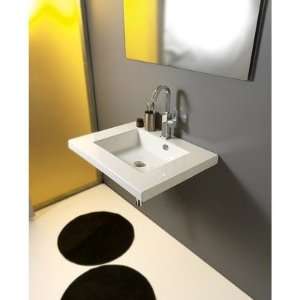 Ceramica Tecla Art MAR01011 Mars Ceramic Bathroom Sink with Overflow 