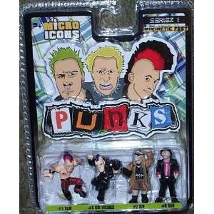 Punks Action Figures Blister Pack 2 (#5 Sam, #6 Kid Vicious, #7 Ian 