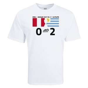   2011 Peru 0 2 Uruguay Semifinals Result T Shirt