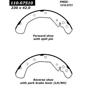  Centric Parts, 111.07510, Centric Brake Shoes Automotive