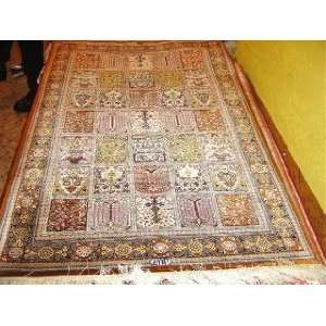  3x5 Hand Knotted qum Persian Rug   50x33
