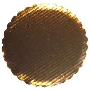 10 Cake Circle Gold Laminated Corrugated 200/CS