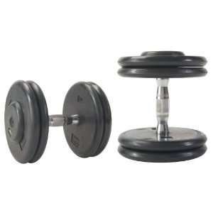  Systems 57510 Rubber Pro Style Dumbbell 10 lb.