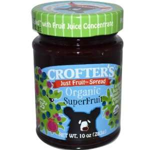 Crofters Organic   Just Fruit Spread, Superfruit   10 oz