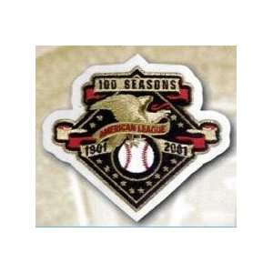  2001 American League 100th Anniversary Patch Sports 