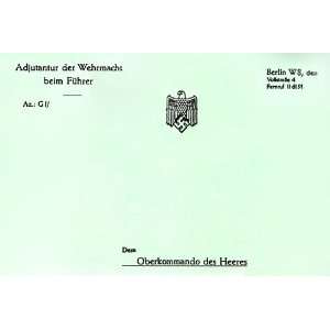  German Wehrmacht Note Pad WWII 