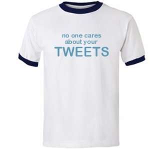  No One Cares Custom Unisex Anvil Ringer T Shirt 