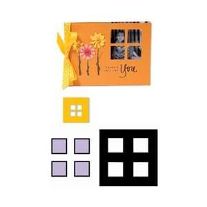  Sizzix Movers & Shapers Dies Window Panes 4 Arts, Crafts 