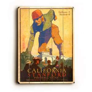   California Berkeley VS Stanford Wood Sign (30 x 40) 