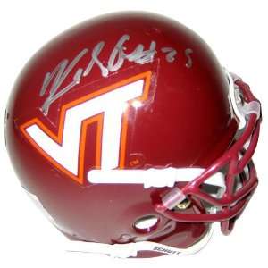 Kevin Jones Autographed Virginia Tech Hokies Authentic Mini Helmet