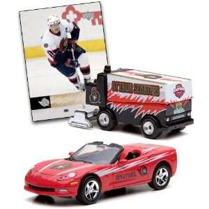  Ottawa Senators Corvette and Mini Zamboni Die Casts with 