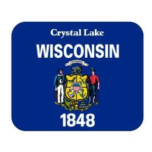  US State Flag   Crystal Lake, Wisconsin (WI) Mouse Pad 