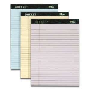  TOPS Docket Legal Pads, 8.5 x 11.75 Inch, Legal Rule, 50 