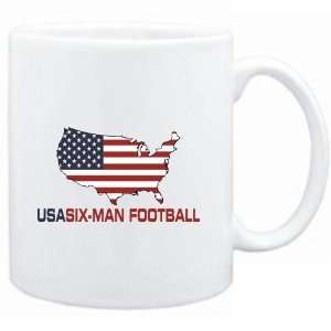  Mug White  USA Six Man Football / MAP  Sports Sports 