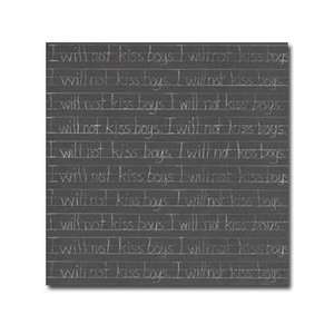   Paper   I Will Not Kiss Boys   12 x 12 Arts, Crafts & Sewing