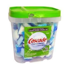  Cascade 115 Count Dishwasher Extra Action Pacs
