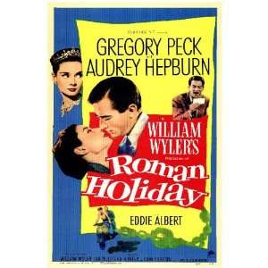 Roman Holiday Movie Poster (11 x 17 Inches   28cm x 44cm) (1953) Style 