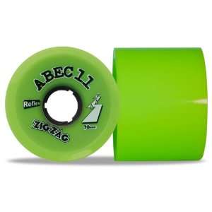  ABEC 11   ZigZags 70mm (Lime) 80a