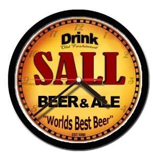  SALL beer and ale cerveza wall clock 