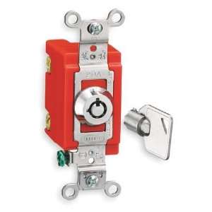    KELLEMS HBL1224RKL Locking Switch,4 Way,20A,120/