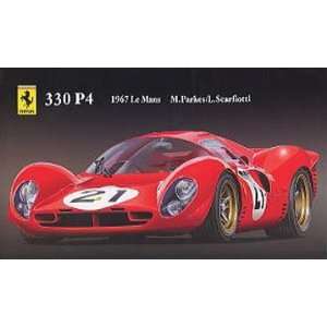   24 Ferrari 330P4 1967 Le Mans Car Model Kit   12206 Toys & Games