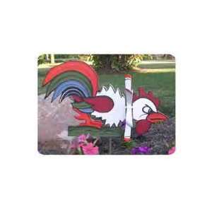 Fighting Rooster Whirligig Plan (Woodworking Project Paper Plan)