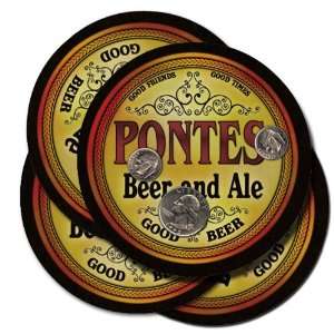  Pontes Beer and Ale Coaster Set