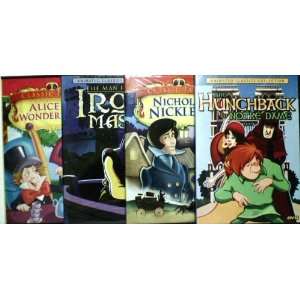  Animated Literature Classics 4 DVD Set Hunchback of Notre 