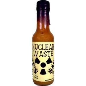 Nuclear Waste Hot Sauce 5 oz.  Grocery & Gourmet Food