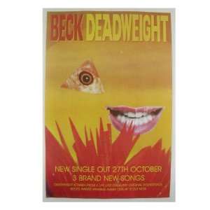  Beck Poster Deadweight Promotional Eye and Mouth 