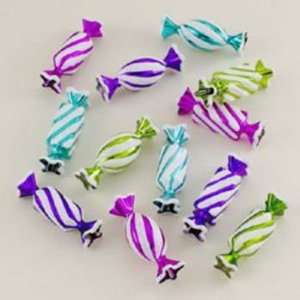  4 Shatterproof Striped Candy Ornament Case Pack 288