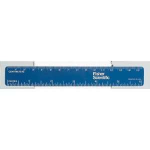  Scientific Measuring Ruler; Blue Vinyl; Plastic; Length 6 in.(15cm 