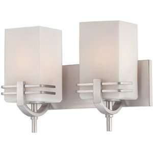   Steel Wall Lamp with Frosted Glass Shades LS 16012